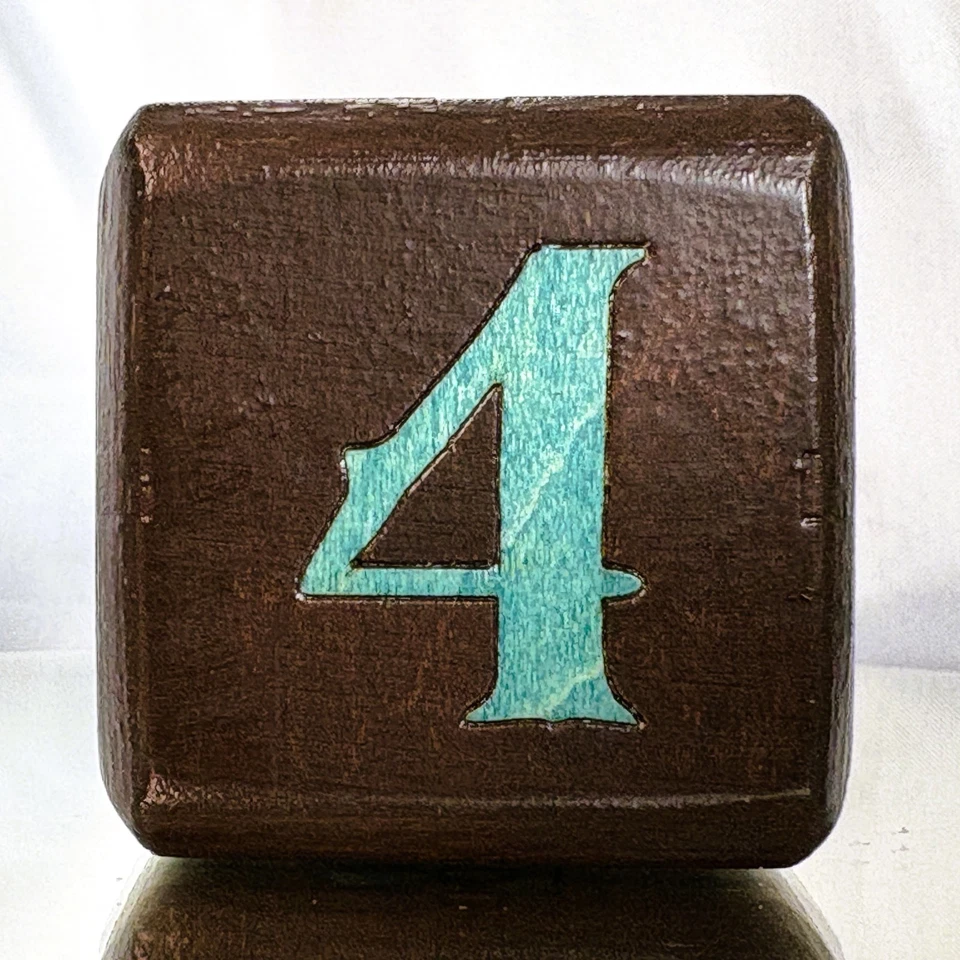 Artful Board Cube - Black & White Abalone - Backgammon Doubling Cube 36mm - Image 3 of 4