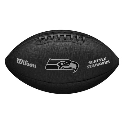 Wilson NFL Seattle Seahawks Metallic Premiere Football official size schwarz