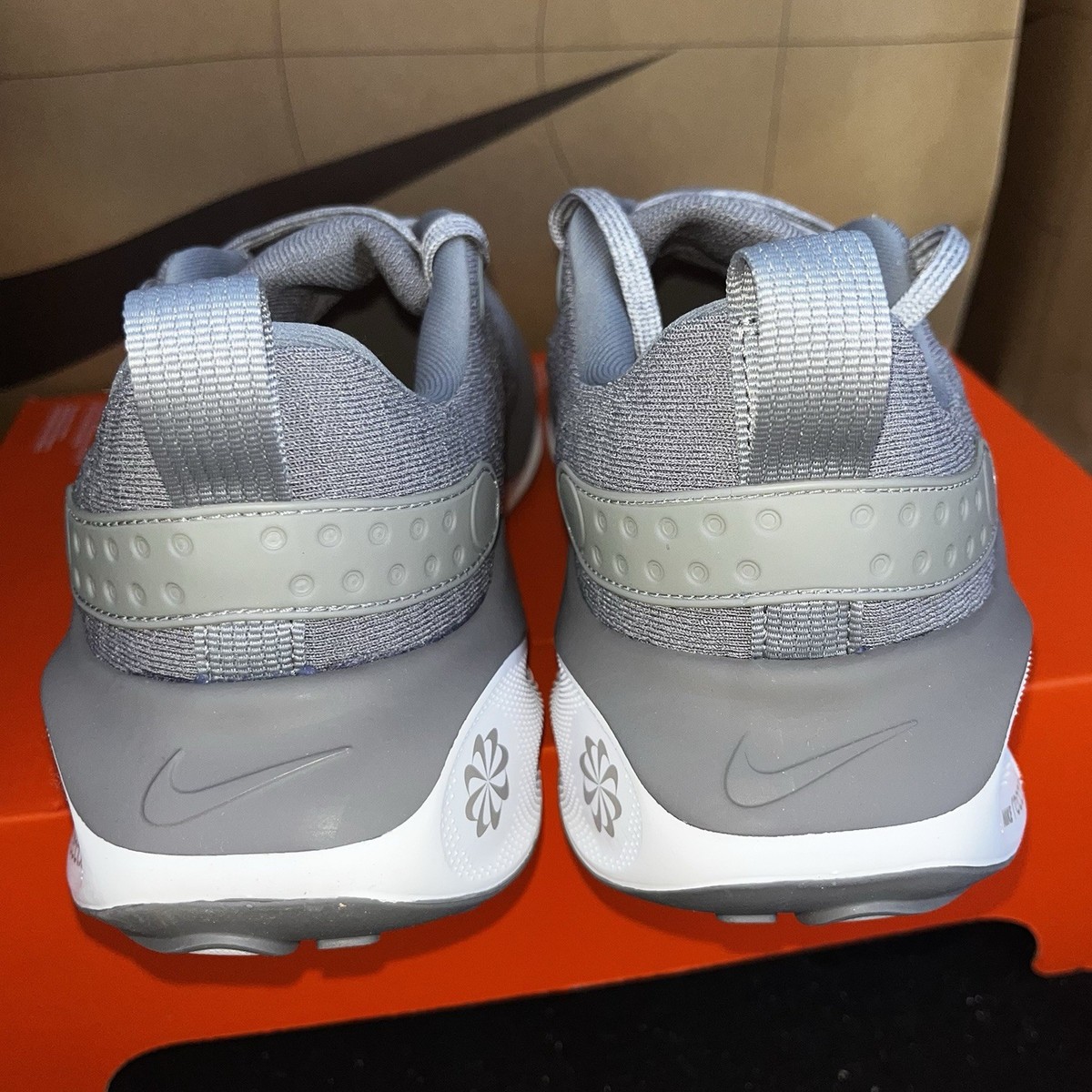NEW Nike ReactX Infinity Run 4 Cool Grey White Gunsmoke NBY 