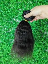 12 Inch Kinky Straight Human Hair Bundles
