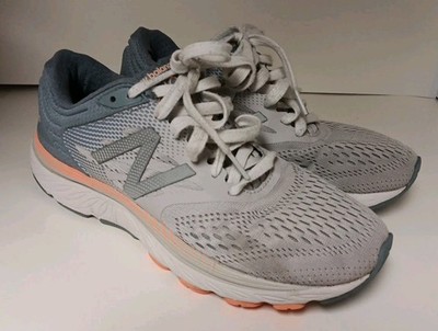 New Balance 940v4 Sz 8.5 Womens Running Shoes Grey Coral Sneakers