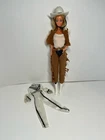 Vintage 1980 Barbie Western Cowgirl Star Winking Doll Outfit Cowboy Hat Boots