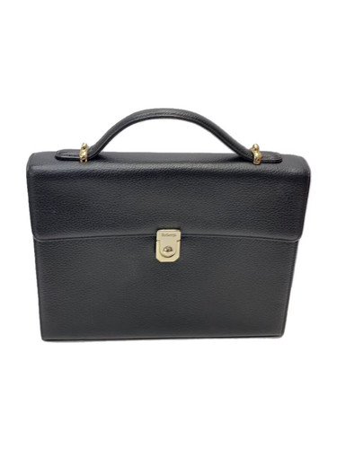 BURBERRYS 2-Way Shoulder Bag Leather Black