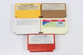 Lot 5 Super Mario Bros Excite Bike Ikki Doraemon Nintendo Famicom FC NES Japan