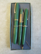 Wearever Set of 3 Green Pens Vintage Dime Sto...