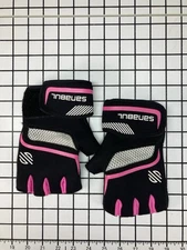 Sanabul Women’s S/M Training Gloves Fingerless Black Pink