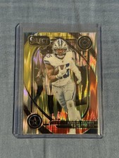 2024 Panini Select - Club Level Ezekiel Elliott #256 Red & Yellow Shock Prizm