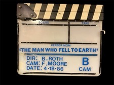 The Man Who Fell To Earth Clapperboard Prop Production Slate B Camera Picardo