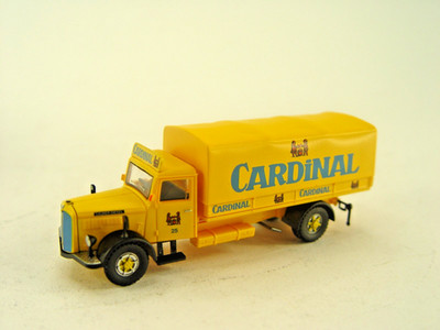 Saurer S4C Getränke LKW CARDINAL - Arwico HO Modell  1:87   -  85002371  #E