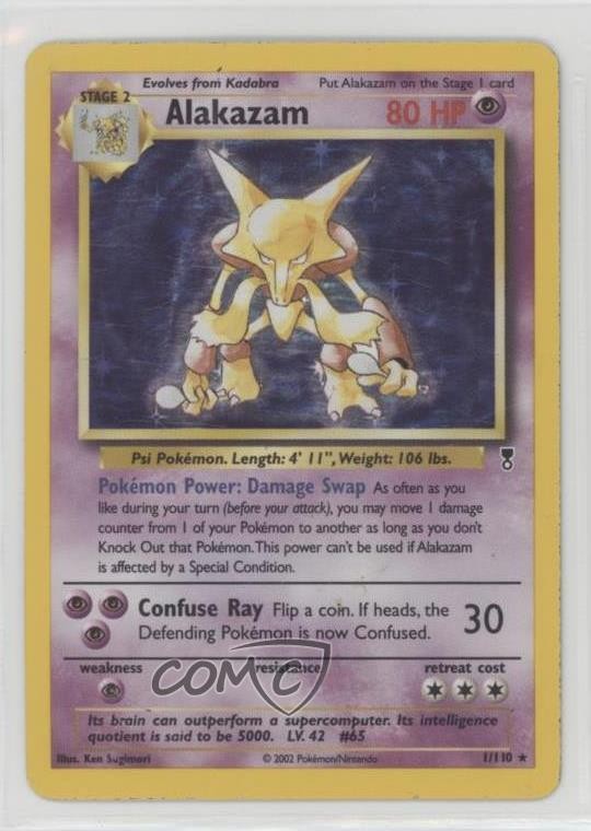Alakazam Holo Pokemon Legendary Collection #1 2002