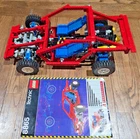 VINTAGE 1988 LEGO TECHNIC TEST CAR WITH INSTRUCTIONS 99% COMPLETE MODEL 8865
