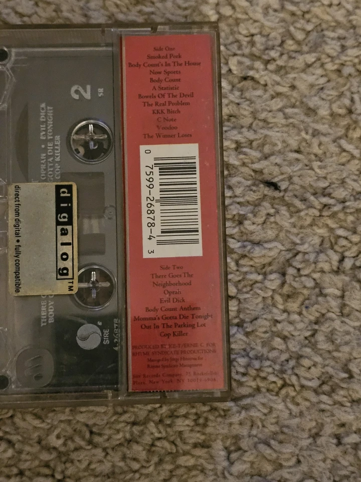 Body Count [Withdrawn Version] [PA] by Body Count (Cassette Tape, 1992, Sire) — 第 3/4 张图片