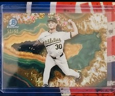 Jamie Arnold 2025 Bowman Draft Crystallized Athletics Gold Refractor 50/50!
