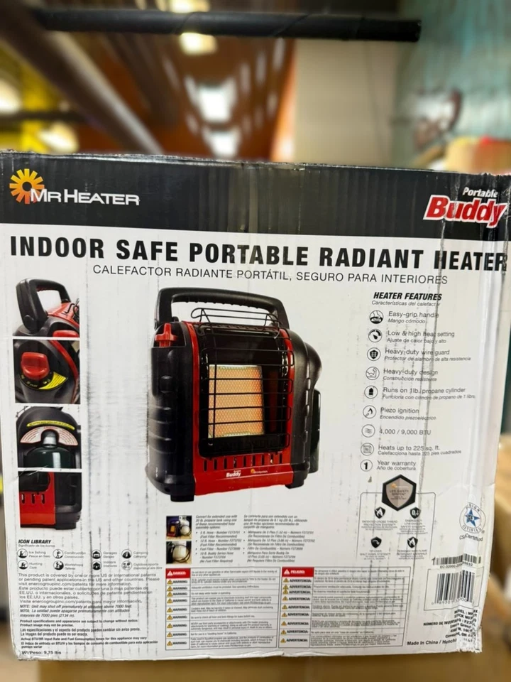Calentador radiante de propano Mr. Heater MH9BX - rojo/negro Foto 2 de 4