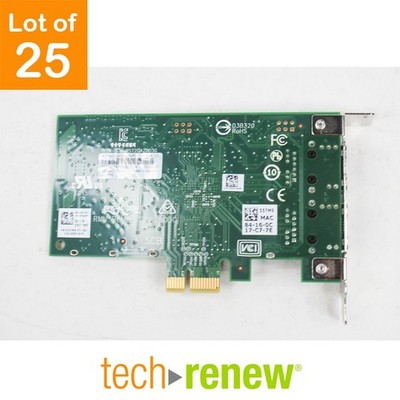 Lot of 25 Dell Broadcom 5720 PCIe Dual Port Ethernet Network Adapter Card 0557M9