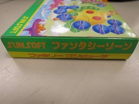 Sunsoft Fantasy Zone Famicom Game Cart Only, Used, Label Sticker, Box Seal Marks