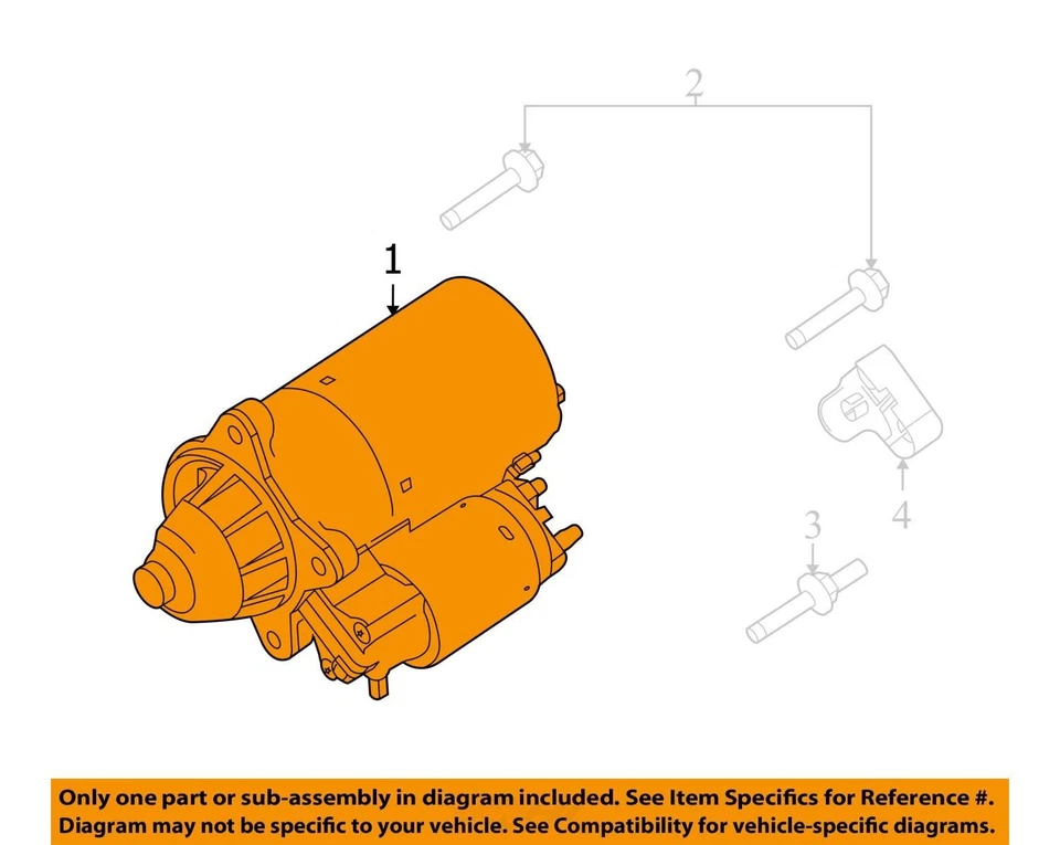Ford Crown Victoria 2010 motor de arranque OEM 136 k millas - LKQ395587095 Foto 4 de 4