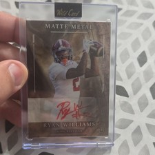 Wild Card Matte Metal Ryan Williams Autograph One of One Football 2023
