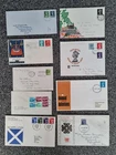 9 GB Definitive First Day Covers FDCs including  1967 Wales