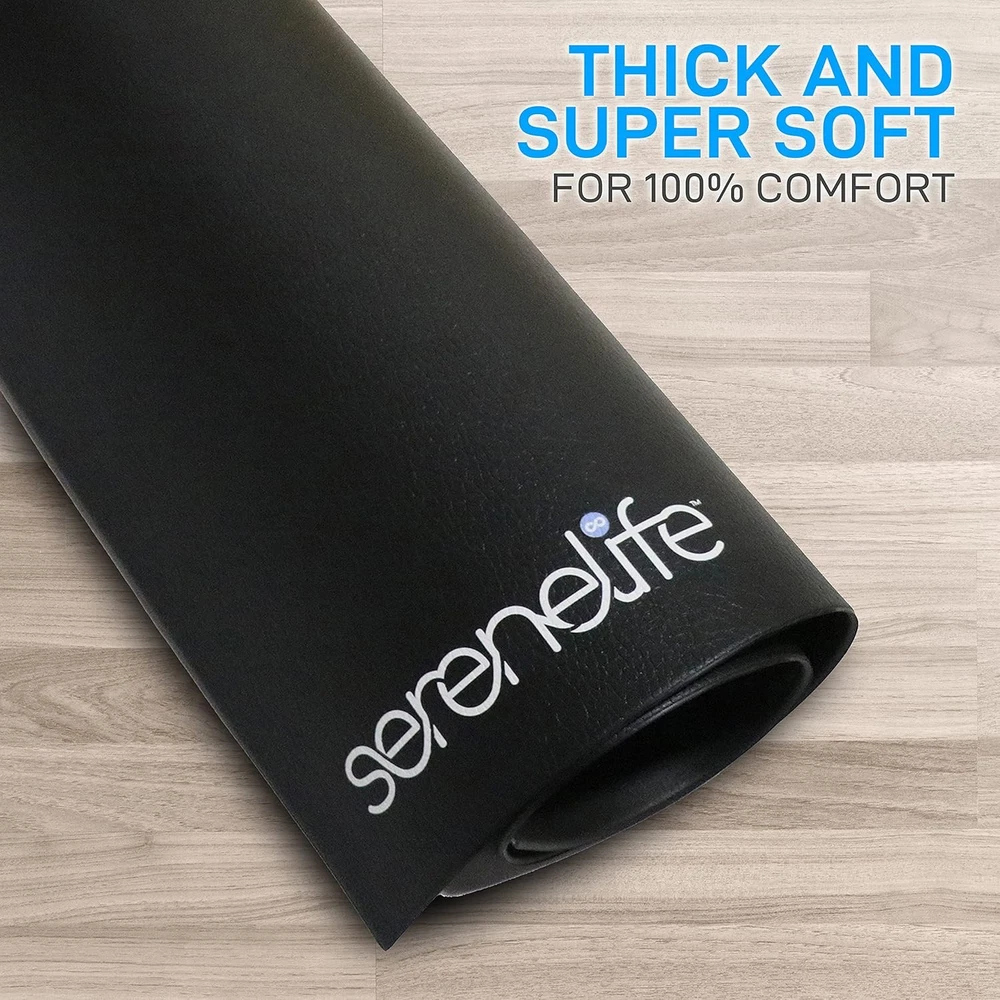 6mm Extra Thick Non-Slip Yoga Mat for Fitness & Exercise Anti-Tear Soft