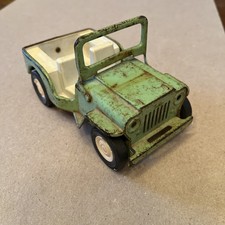 Vintage Turquoise Tonka Jeep Steel Toy Vehicle 1960S