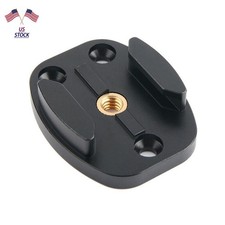 CNC 1/4" Base Tripod Mount Adapter For GoPro HERO 9 8 7 6 5 4 Xiaoyi Yi Camera h