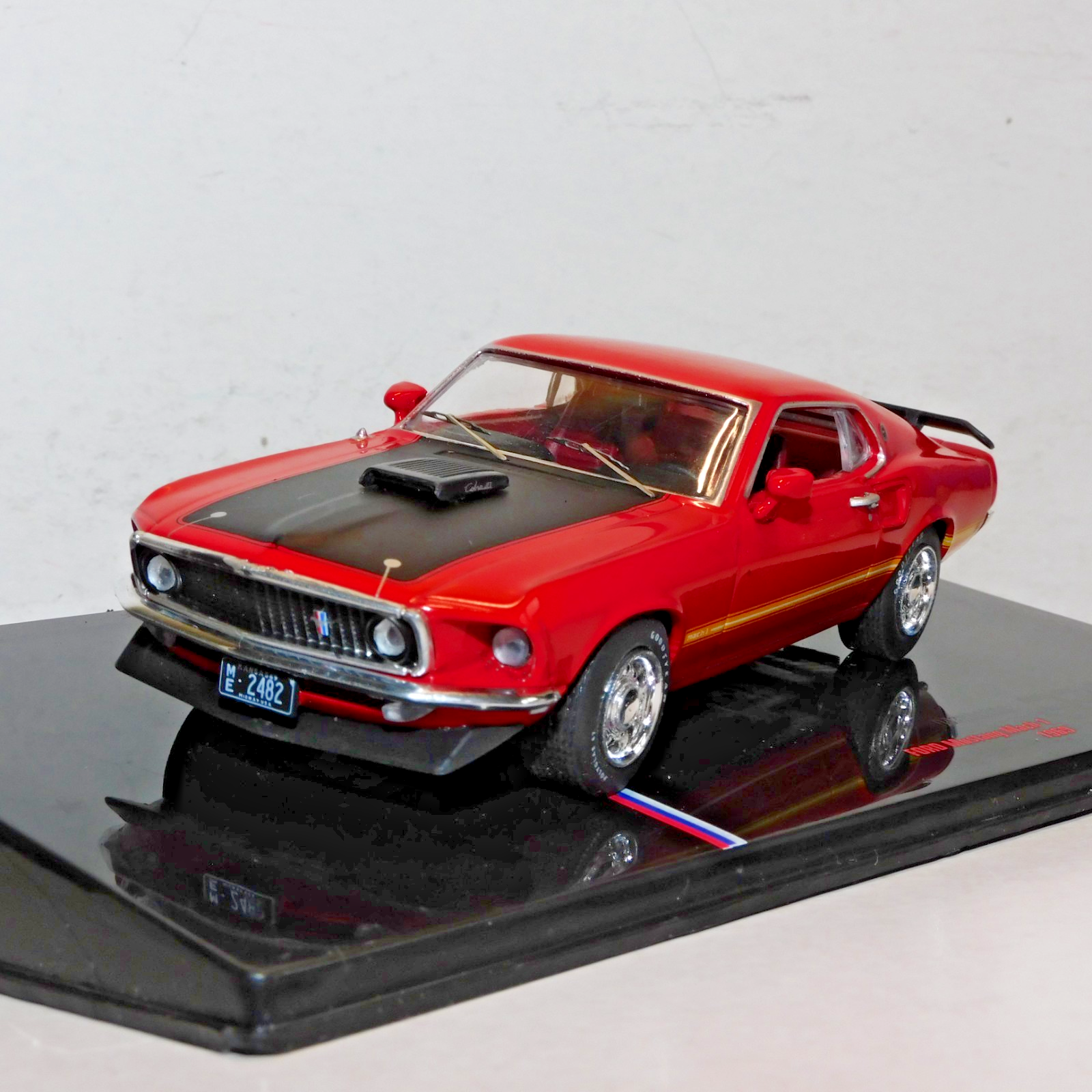 IXO FORD MUSTANG MACH 1 1969 RED 1/43 RDC003