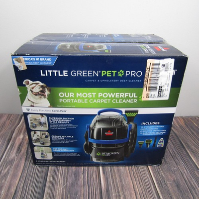 #ad Bissell Little Green Pet Pro Compact Carpet Cleaner 2891 Black Spot Cleaner $119.99