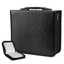 400 Discs Portable CD DVD Organizer Storage Koskin Wallet Holder Bag Case Album