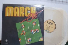 MARCH INTO 86.  MARCHING BANDS.  WITH BOOKLET NEAR MINT   2 X LP