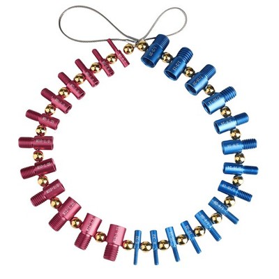 Nut and Bolt Thread Checker Inch & Metric Thread Gauge Nut and Bolt Size Gauge