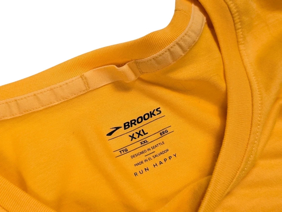 Camiseta Brooks Trot Happy Distance Hombre 2XL Modo Fiesta Camiseta Rendimiento Gráfico Foto 4 de 4