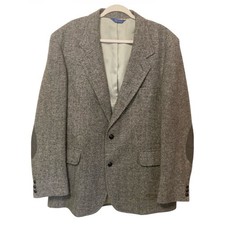 Pendleton Mens 46L Herringbone Wool Blazer Sp...