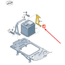 AUDI E-TRON GT Support de batterie RHD 9JA915345 NOUVEAU ORIGINE
