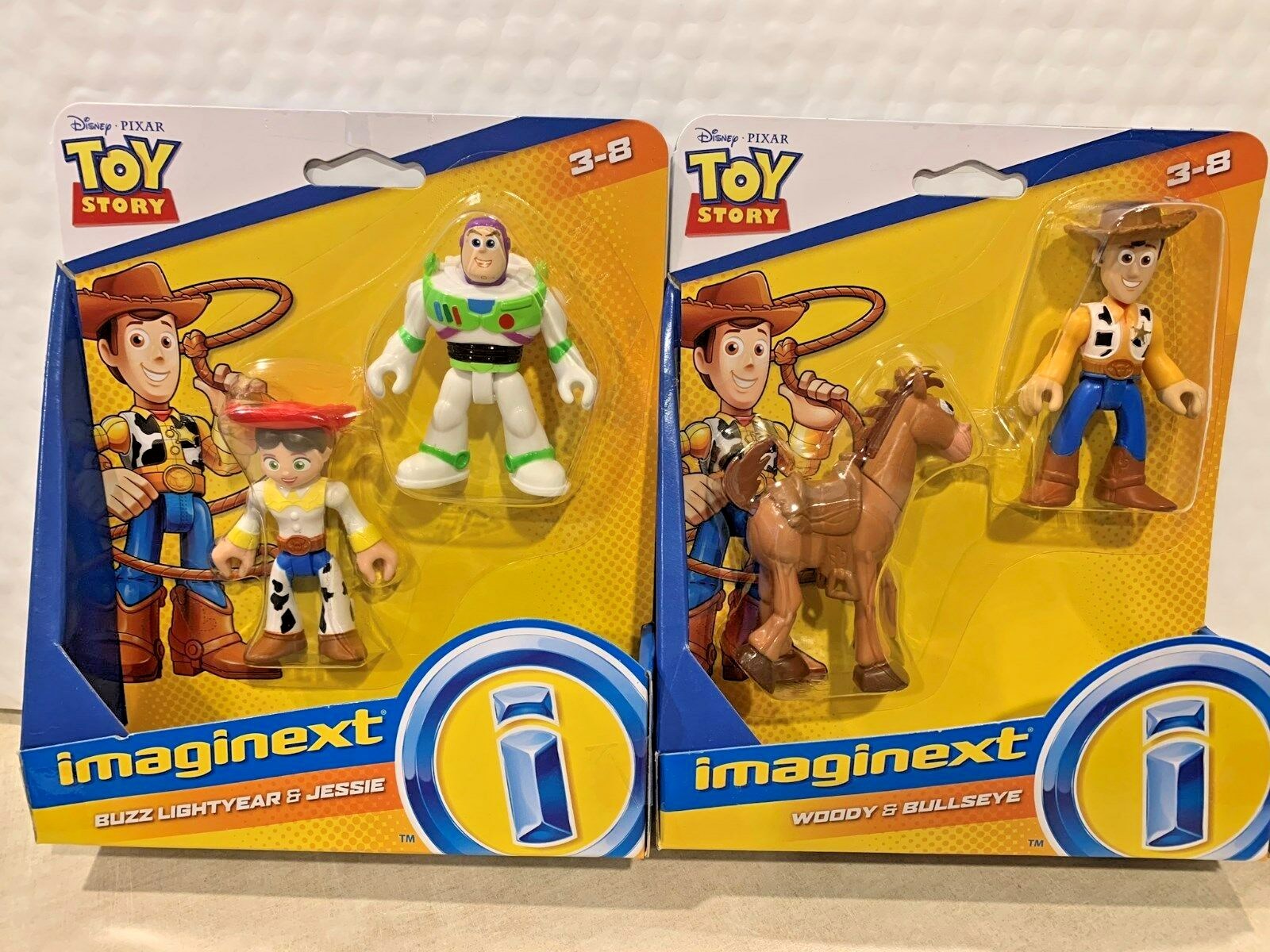 FISHER PRICE IMAGINEXT TOY STORY WOODY HORSE BULLSEYE JESSIE BUZZ  LIGHTYEAR