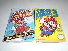 Super Mario Bros. 2 & 3 ☆☆ CIB Complete (Nintendo) NES games