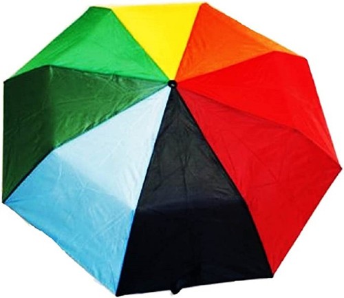 HAAC Regenschirm Regenbogen Taschenschirm 95 cm - Bild 5 von 6