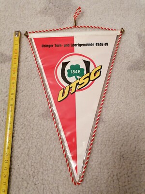 FOOTBALL football pennant pennant USINGER TURN SPORTGEMEINDE 1846 UTSG