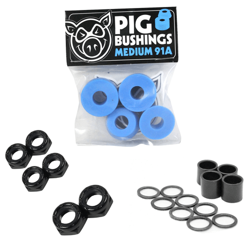 Pig Skateboard Bushings with Dime Bag Axle, Kingpin Nuts and Speed Kit - Picture 14 of 49