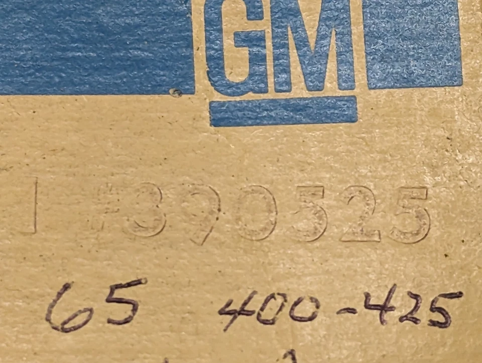 Cinturón de ventilador Oldsmobile Cutlass 442 400cid HD 1965-67 NUEVO EN STOCK GM no es una reproducción Foto 4 de 4