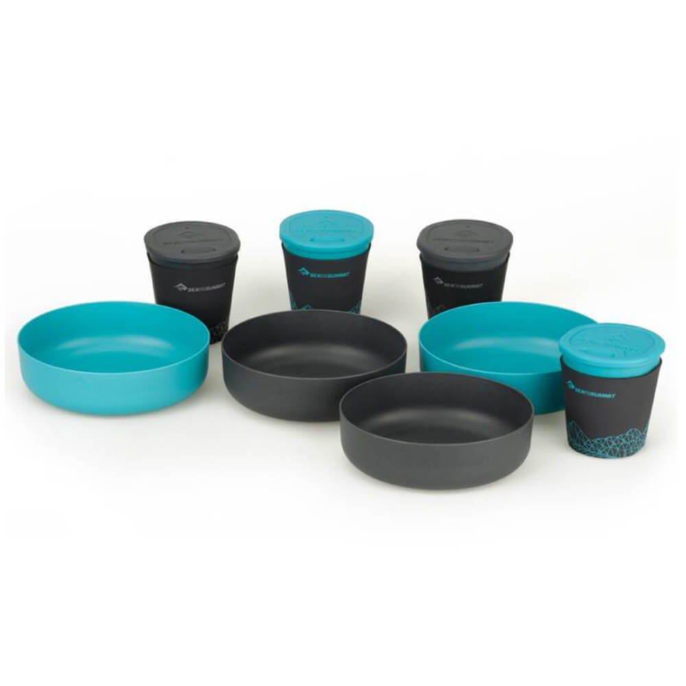 Set tavolo da trekking ed esterno Sea to Summit DeltaLight Blu Pacifico / Grigio