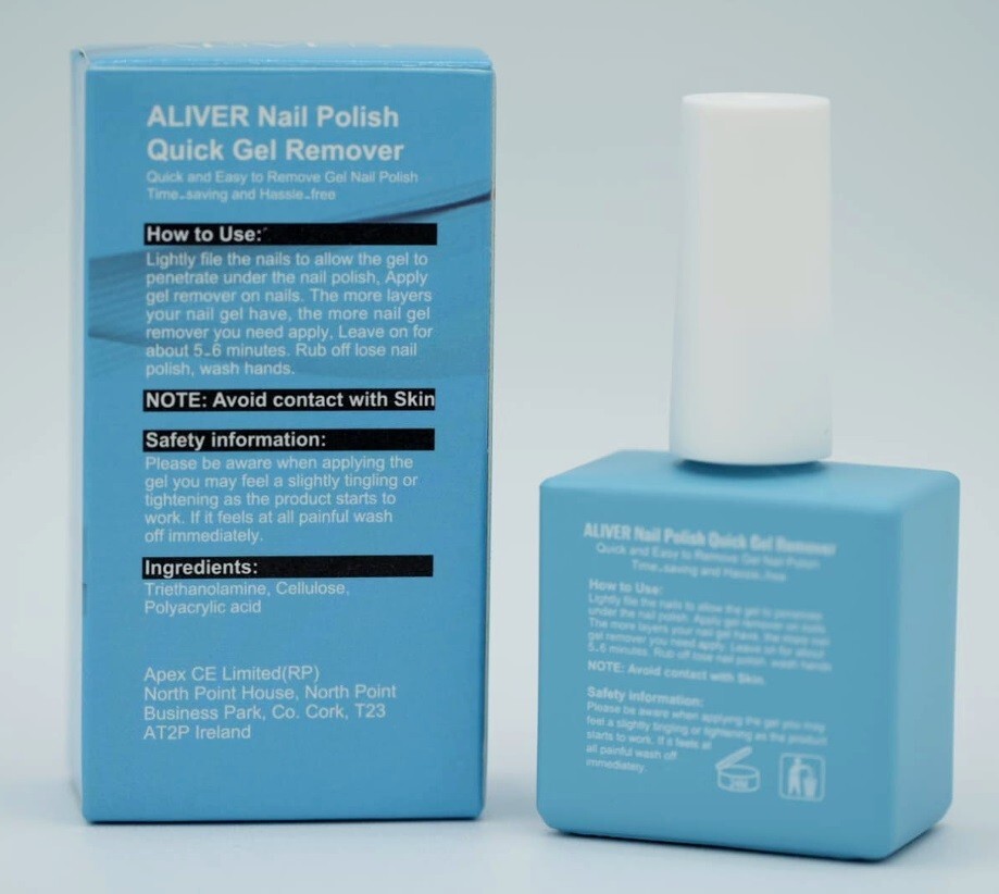 Aliver Soak-Off Gel Acrylic Nail Polish Quick Burst Manicure