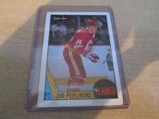 1987-88 OPC /  209 JIM PEPLINSKI    CALGARY FLAMES