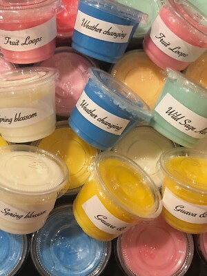      Wax Melt Soy Wax Tart Shot Over 200 SCENTS Evaluable with Essential Oils