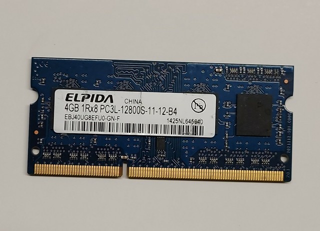 Elpida 4gb Ebj41uf8bcs0 Dj F Pc3 Ddr3 1333 Laptop Memory Sodimm For Sale Online Ebay