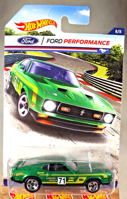 2016 Hot Wheels Ford Performance Series 8/8 '71 FORD MUSTANG MACH 1 Green w/5Sp