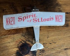 Vintage Girard Spirit Of St. Louis Wind-Up Tin Toy