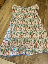 VTG Little Girl COTTON DRESS HANDMADE COTTAGECORE Hippie Puppy Bicycle 3T 4T