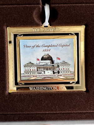 The Official 2004 US Congressional Holiday Ornament: View of Capitol from 1834
