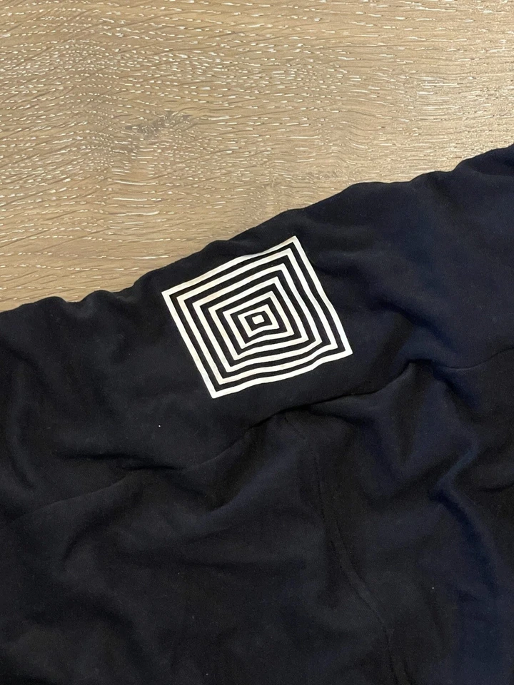 RARE TC LuLaRoe Tall & Curvy Leggings Solid Black Logo Down Leg & Back Waistband Foto 4 de 4